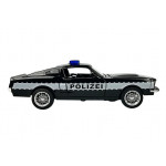 Policajné auto 1:32 čierne